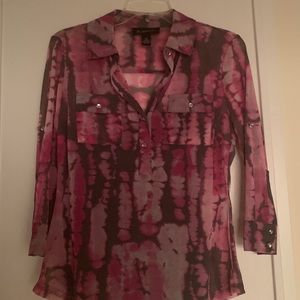 Blouse pink and gray
